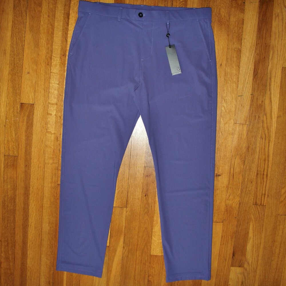Greyson Montauk Golf Trousers Pants Mens 40x32 Honeycreeper Blue - Picture 2 of 5